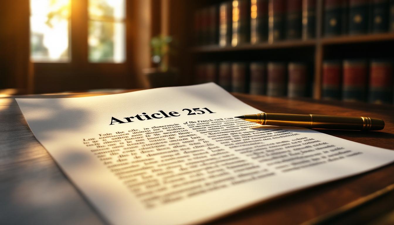 Que prévoit l'article 251 du code civil pour les héritiers ?